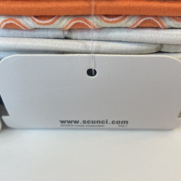 Scunci Hair Elastics No Damage Comfort Classics Orange Black Purple Green - Picture 10 of 13